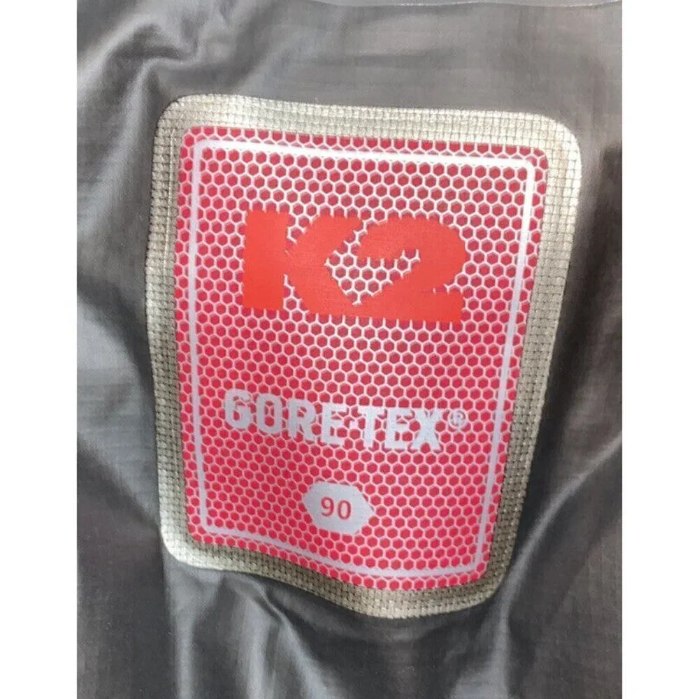 K2 GORE-TEX Girls' Pink Orange Ski Shell Jacket Coat Size 90 EUC